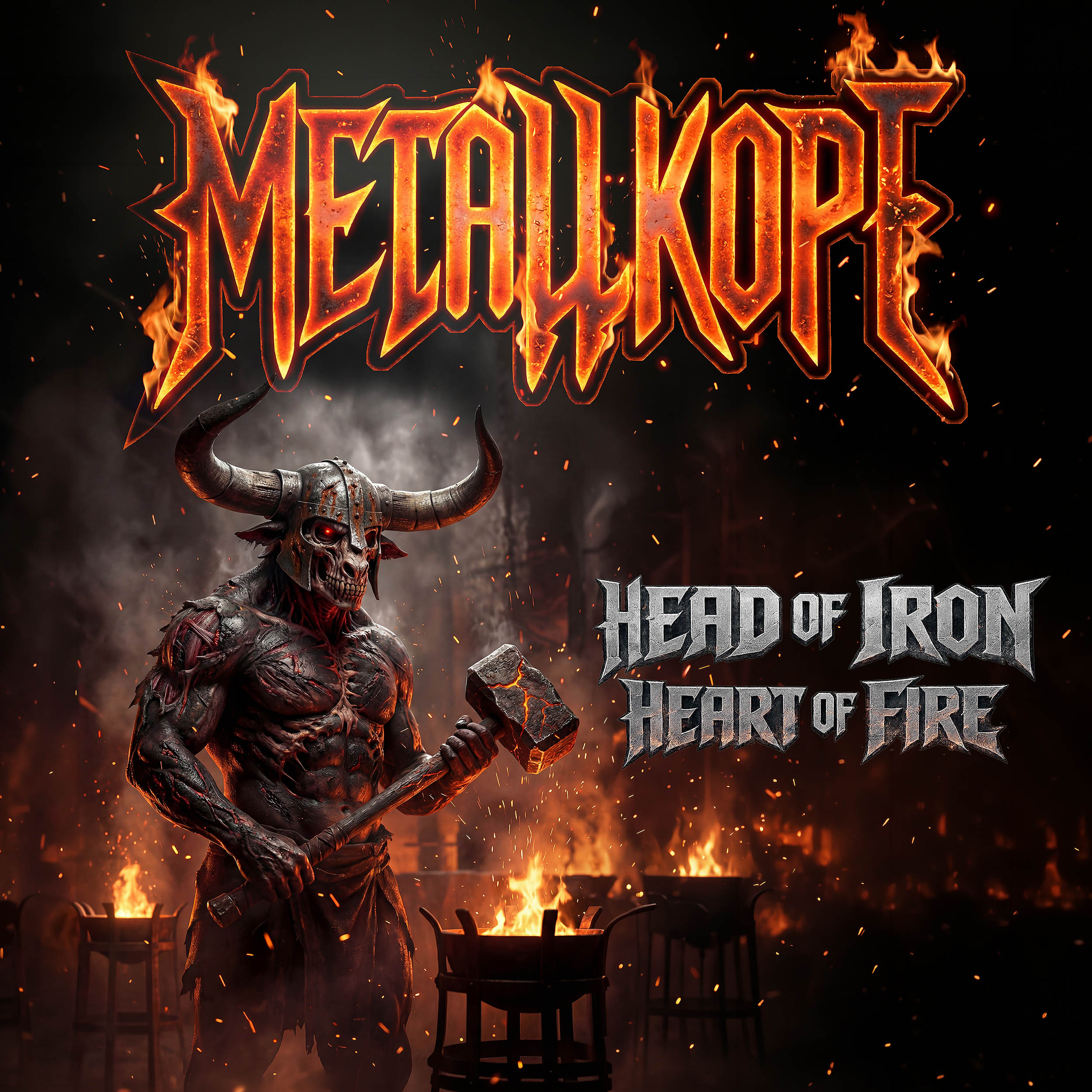 Metallkopf - Album Head of iron, heart of fire